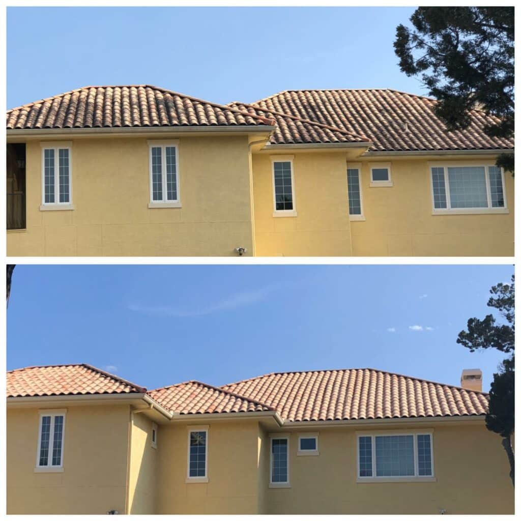 roof washing Grey Forest TX